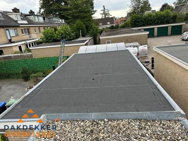 Dakinspectie plat dak na renovatie in Overijssel Dakinspectie plat dak na renovatie in Overijssel